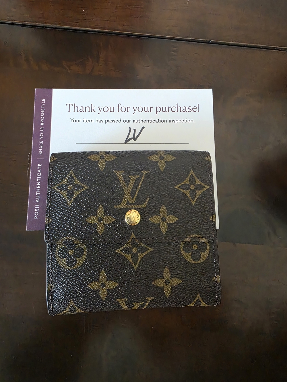 Louis Vuitton Monogram Canvas Compact Wallet